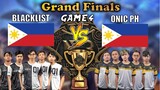 M3 Grand Finals! BLACKLIST vs ONIC PH [Game 4] | MLBB World Championship 2021| MLBB