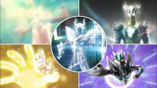 Ultraman Zero All Transformations (Base form - Ultimate shining)