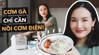 Nấu cơm gà "phòng trọ" chỉ bằng nồi cơm điện!