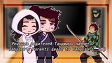 Реакция родителей Танджиро на него/ Tanjiro's Parents react to Tanjiro (🇷🇺🇺🇲)
