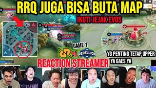 REACTION STREAMER MOMENT RRQ BUTA MAP! SEASON PENUH KEJUTAN | RRQ VS RBL MPL SEASON 10