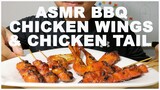 ASMR Mukbang BBQ Chicken Wings & Tail (ASMR Korea Malaysia Thai Philippines UK USA Japan Sabah)
