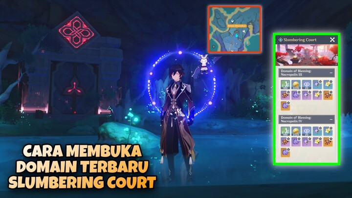 CARA MEMBUKA DOMAIN TERBARU SLUMBERING COURT - SEIRAI ISLAND INAZUMA !!! UPDATE [Genshin Impact]