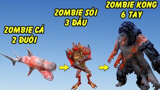 GTA 5 -  Kong Zombie 6 tay, Quỷ sói 3 đầu... Những chủ thể mạnh nhất của Virus Zombie chúa tể | GHTG