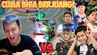 LAWAN BEGINI GUA CUMA BISA MODAL BERJUANG VS UDIL REKT TAZZ ASH & VARIETY !