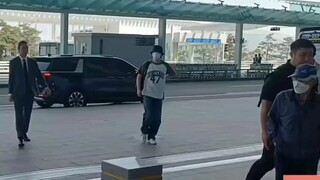 Jimin @ Incheon International Airport leaving for London England