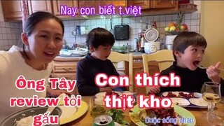 Thịt kho tiêu tỏi gấu/Nghe ông Tây review tỏi gấu/Con lai mê món việt/Cathy Gerardo cuộc sống pháp