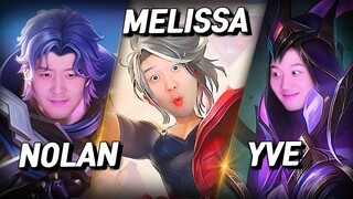 Multi rounder!! Let's escape from one trick to be Mythic!!  | Mobile Legends Nolan Melisa Yve