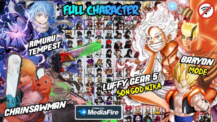 UPDATE CHAINSAWMAN‼️JUMP FORCE ANIME MUGEN V4!! [500MB] BEST ALL CHARACTER