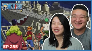 ROCKETMAN ANOTHER SEA TRAIN?! | One Piece Episode 255 Couples Reaction & Discussion