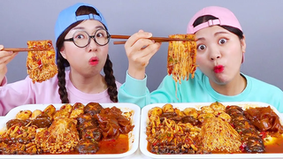 เผ็ดดอกเห็ด ซอสหม่าล่าเผ็ด Mukbang DONA โดนาไทย