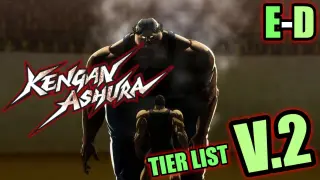 Kengan Ashura - Updated Fighter Tier List (E - D Tier)