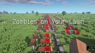 [Game][Music]Cover of <Zombies on Your Lawn> in Minecraft