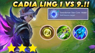 CADIA LING.!! 1 VS 9 NO MATCH.!! MAGIC CHESS MOBILE LEGENDS