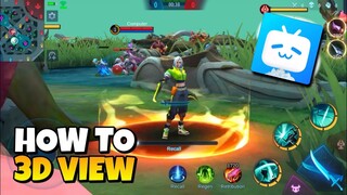 HOW TO 3D VIEW IN MOBILE LEGENDS