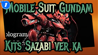 [Mobile Suit Gundam] MG Kits Sazabi ver.ka, Montase WIP_1