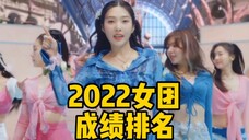 2022女团成绩排名，快来看看你家的排第几