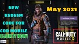 *May 2021* Call Of Duty Mobile New Redeem Code | Codm Redeem Code