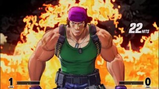 KOF15　覇者ラルフ　本気のバリバリバルカンコンボ