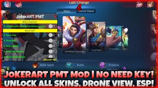 JOKERART PMT MOD NO NEED KEY | UNLOCK ALL SKINS AND MORE | WORKING ON CLASSIC, RANK | NO BAN & SAFE