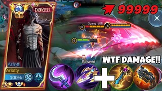 TOP GLOBAL ARLOTT! BEST IMMORTAL ONE SHOT BUILD 100% INSANE DAMAGE IN HIGH RANKED GAME! MLBB