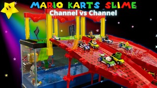 MARIO KARTS SLIME RACING | DIECAST CARS TOURNAMENT 10