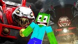 Hell's Comin with CHOO CHOO CHARLES and TRAIN THOMAS EATER - Monster School Minecraft Animation