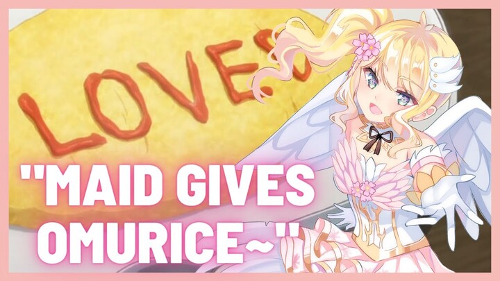 Yandere Maid gives Omurice~ ❤️