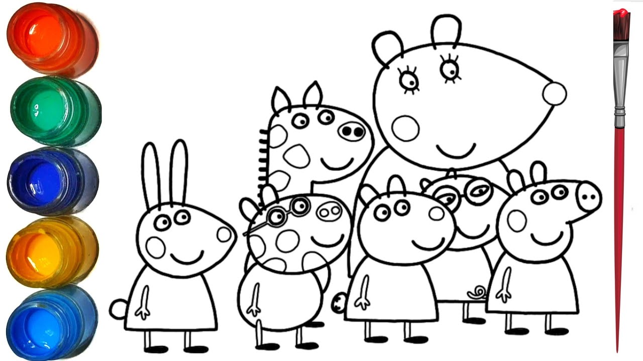 Mandy Mouse's Birtday Party! | Peppa Pig Drawing - Bilibili Mandy Mouse's Birtday Party! | Peppa Pig Drawing - Bilibili