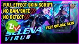 Selena Skin Virus Script Full Effect Work101%•Mobile Legends