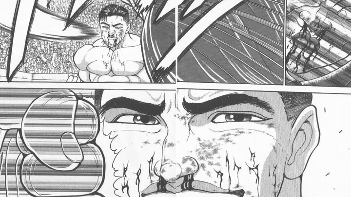 "Baki: The Strongest on Earth" 25: Komi punches at the speed of sound! Hanayama reaches his limit af