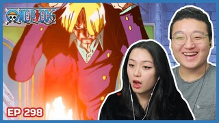 SANJI'S DEVIL FOOT "DIABLE JAMBE" 🔥🔥 | One Piece Episode 298 Couples Reaction & Discussion