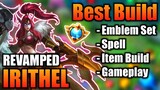 IRITHEL BEST BUILD 2022 | TOP 1 GLOBAL IRITHEL BUILD | IRITHEL - MOBILE LEGENDS | MLBB