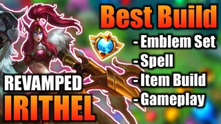 IRITHEL BEST BUILD 2022 | TOP 1 GLOBAL IRITHEL BUILD | IRITHEL - MOBILE LEGENDS | MLBB