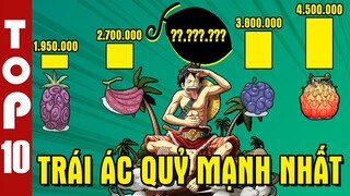 👉 TOP 10  Trái ác quỷ mạnh nhất Onepiece - So sánh và điểm sức mạnh | #Animedaichien