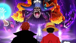 LUFFY AND SHANKS VS BLACK BEARD