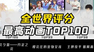 Top 100 highest rated animations in the world