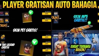 BUNDLE GR4TIS, GUN SKIN GR4TIS, SKIN TAS GR4TIS, SKIN PET GR4TIS, BOCORAN EVENT FREE FIRE TERBARU