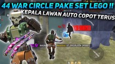 44 WAR CIRCLE PAKE SET LEGO !! KEPALA AUTO COPOT TERUS