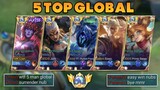 5 TOP GLOBAL IN RANKED GAME !! (enemy trashtalk us)