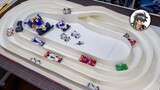 This is the real childhood, self-made "mini" mini four-wheel drive track