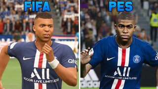 Kylian Mbappe • FIFA vs PES | 2017 ke 2022