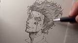 Dibujando a Hisoka Morow  [Hunter X Hunter] - Pencil Sketch