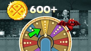 SPINNING WHEEL 600+ TIMES | Pixel Worlds