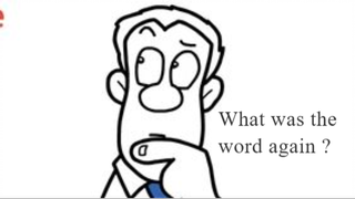 Forgetful of English Words