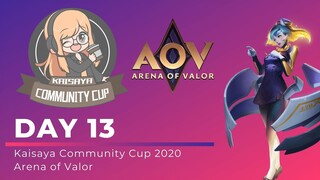 Kaisaya Community Cup AOV Day 13