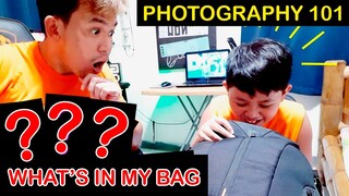 WHAT'S IN MY BAG | PHOTOGRAPHY 101