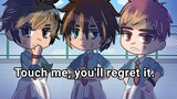Touch me, you'll regret it. | meme | haikyuu | gacha | Seijoh third years | Iwaoi and Matsuhana