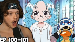 VIVI'S PAST REVEALED! || ACE LEAVES LUFFY || One Piece Episode 100-101 Reaction