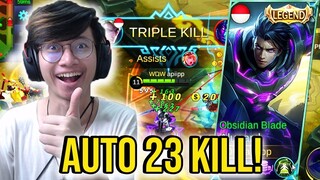 NEW SKIN LEGENDS ALUCARD AUTO 23 KILLS !!! - MOBILE LEGENDS INDONESIA